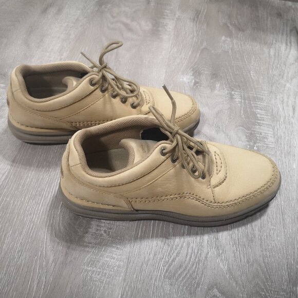 Rockport Men's Size 8.5W Tan Leather Upper Casual Oxford Shoes - Picture 3 of 9